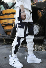 将图片加载到图库查看器,Streetwear Men's Multi Pockets Cargo Harem Pants Hip Hop Casual Male Track Pants Joggers Trousers Fashion Harajuku Men Pants