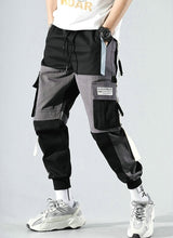 将图片加载到图库查看器,Streetwear Men's Multi Pockets Cargo Harem Pants Hip Hop Casual Male Track Pants Joggers Trousers Fashion Harajuku Men Pants